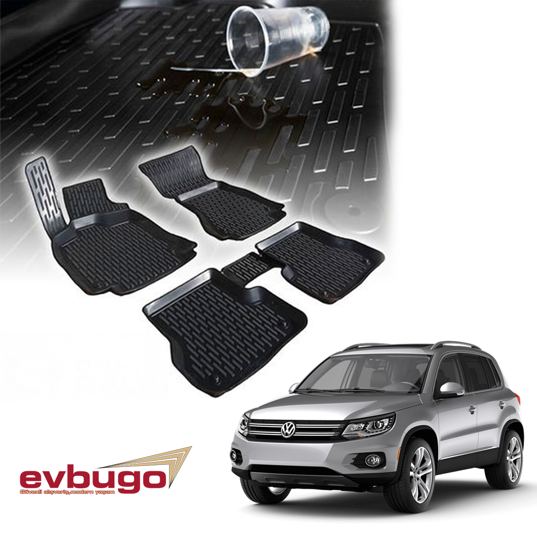 3D PASPAS SİYAH VOLKSWAGEN TIGUAN 2008-2016